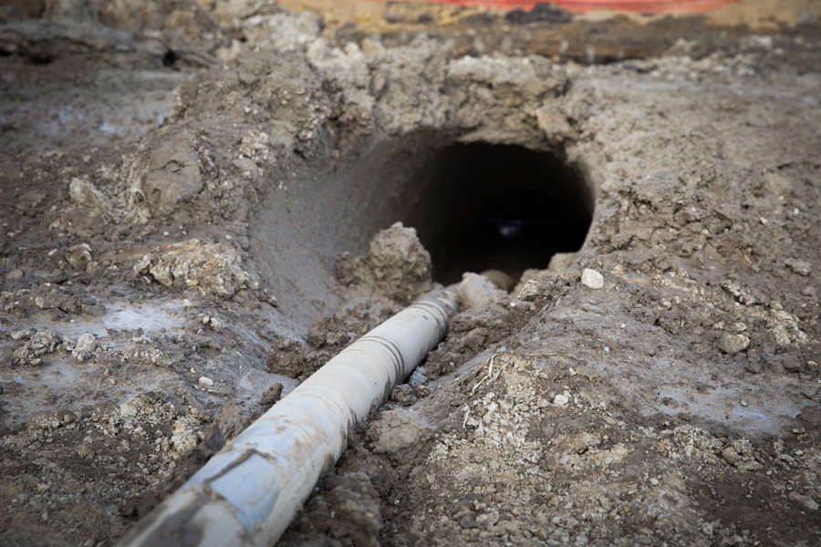 drilled hole